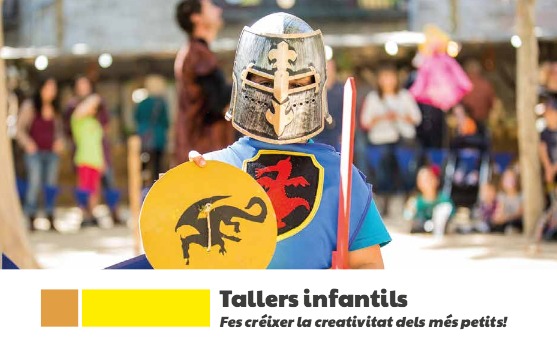 Tallers infantils - Fem escuts, espases i màscares medievals!