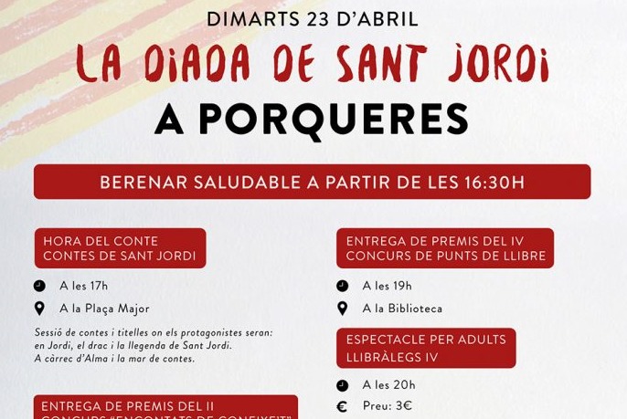 Diada de Sant Jordi a Porqueres