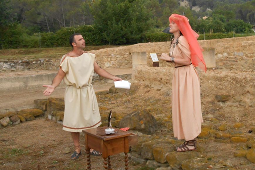 Nuptialis - Visita teatralitzada a la vil·la romana de Vilauba