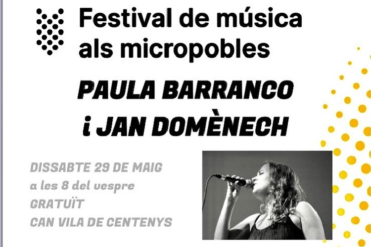 Paula Barranco & Jan Domènech en concert