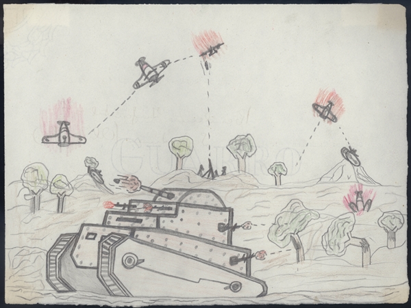 Llapis, paper i bombes (1936-1939), exposició