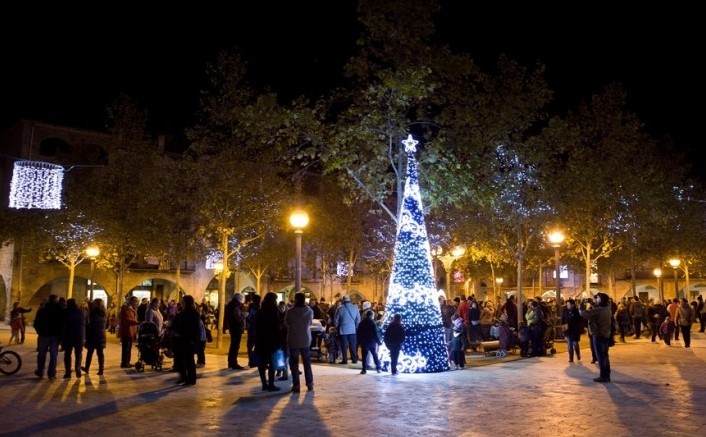 Encesa de llums de Nadal a Banyoles