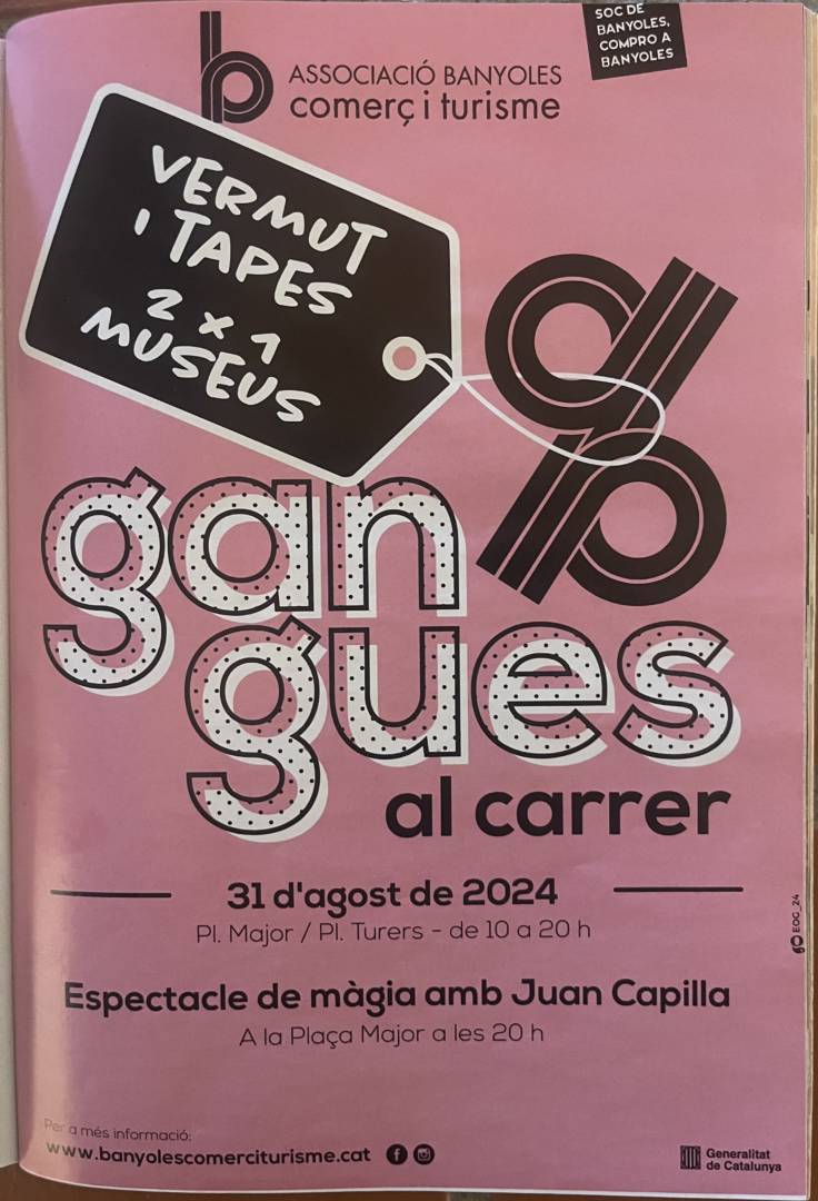 Gangues al carrer i espectacle de màgia