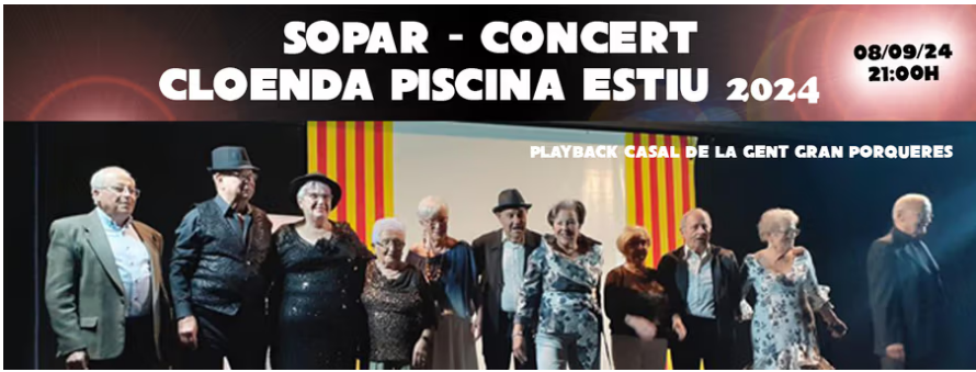 SOPAR - CONCERT PISCINA MUNICIPAL (TANCAMENT TEMPORADA)