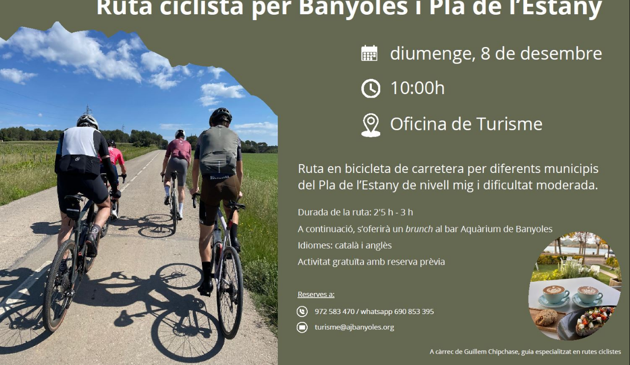 Ruta ciclista per Banyoles i Pla de l'Estany