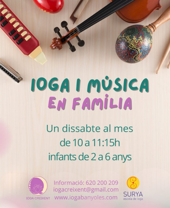 Taller - Ioga i música en família