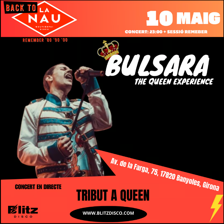 Concerts a la Nau - Tribut Queen - Bulsara