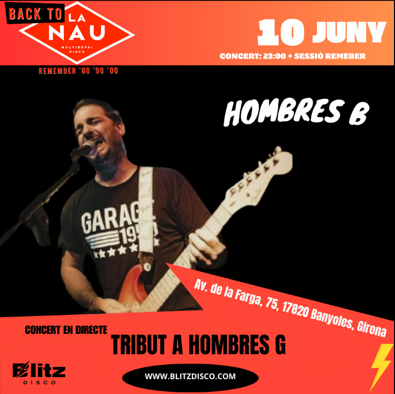 Concerts a la Nau - Tribut Hombres G - Hombres B