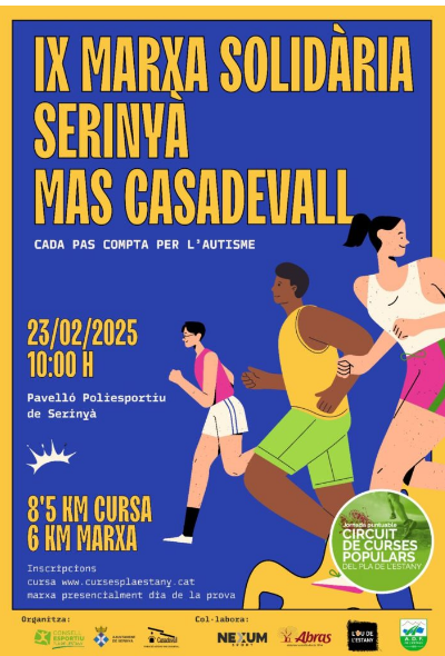 IX Marxa solidària Serinyà Mas Casadevall