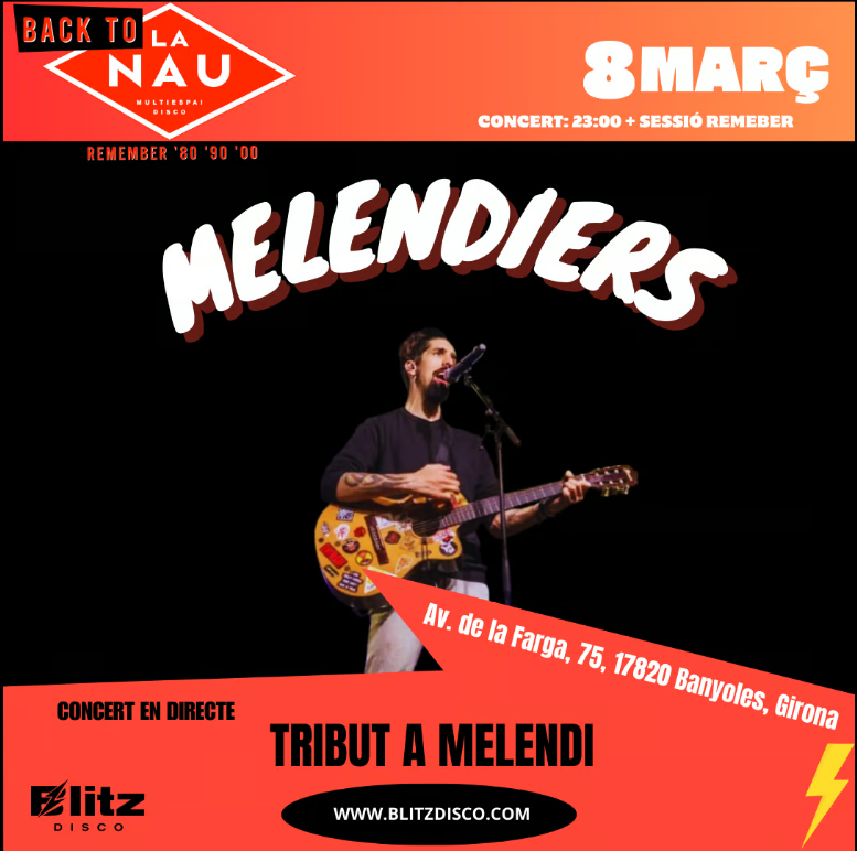 Concerts a la Nau - Tribut Melendi - Melendiers