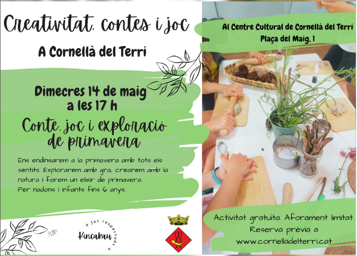 Conte, joc i exploració de primavera