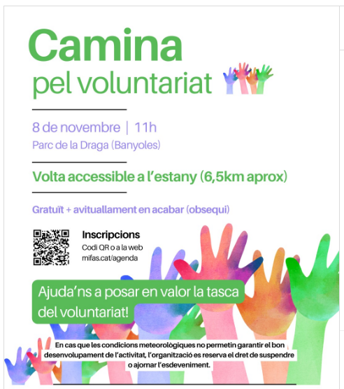 Camina pel voluntariat