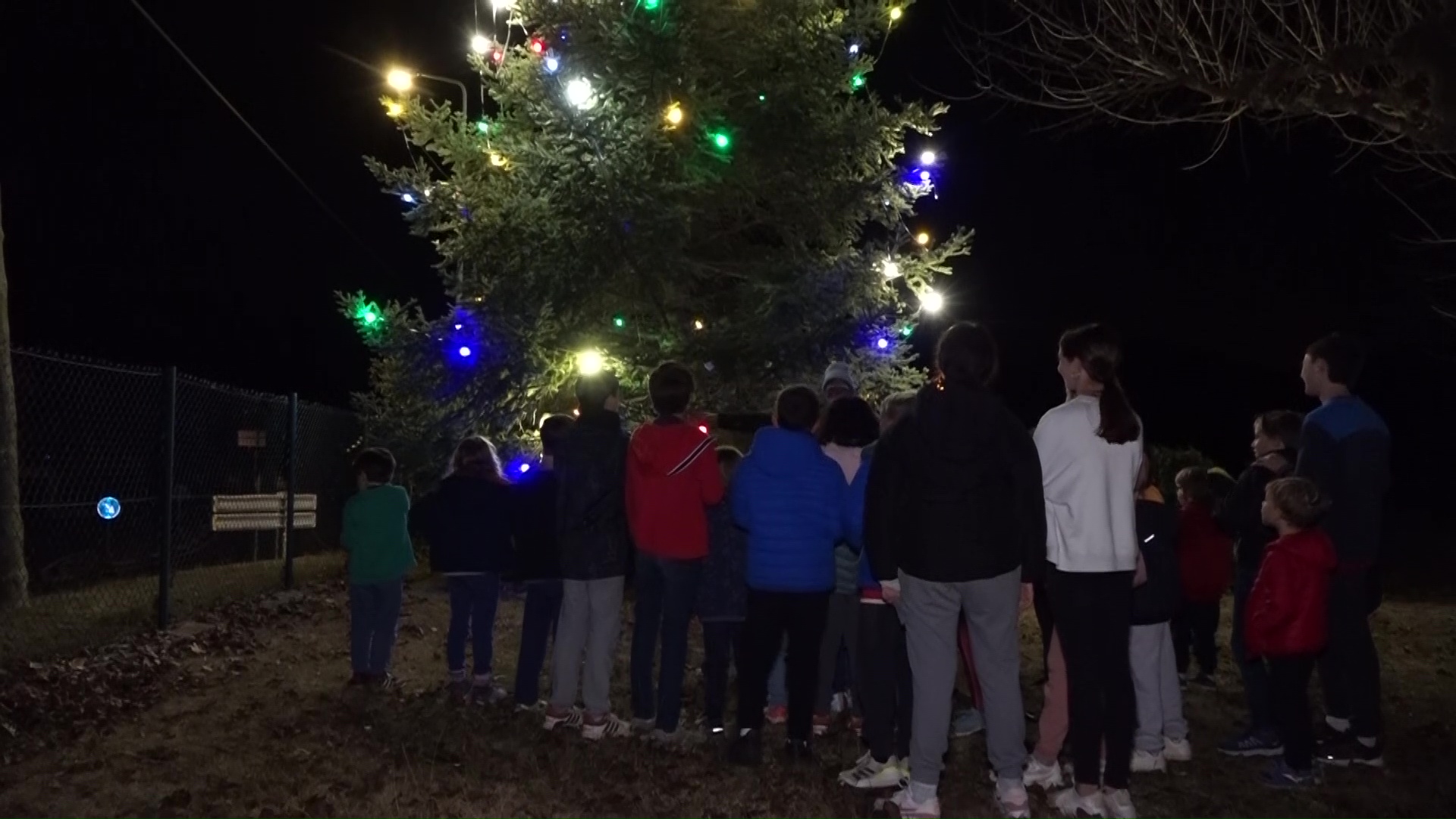 Encesa de llums de nadal de Sant Miquel de Campmajor