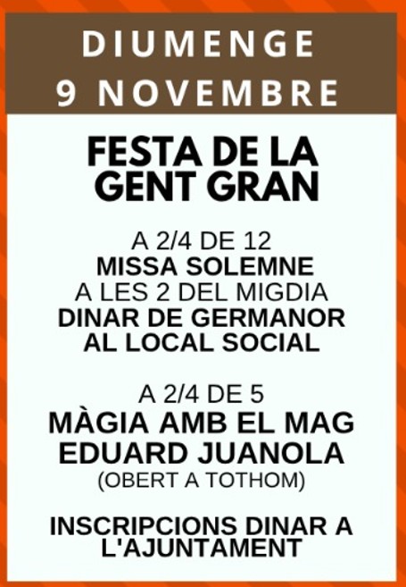 Festa de la Gent Gran