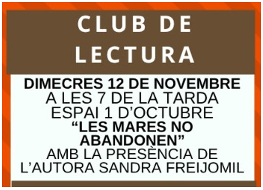 Club de lectura - Les mares no abandonen