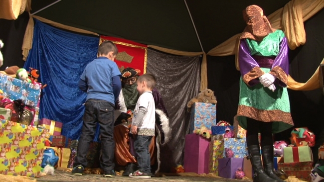 Visita dels patges reials a Sant Miquel de Campmajor