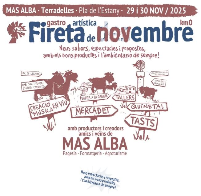 Fireta de novembre a Mas Alba