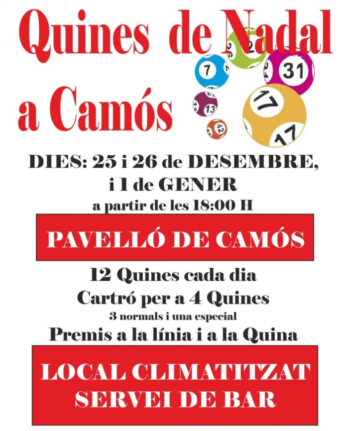 Quina de Nadal a Camós