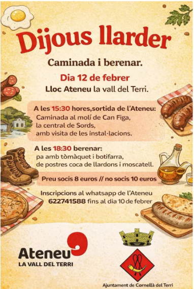 Caminada i berenar - Dijous Llarder a Sords