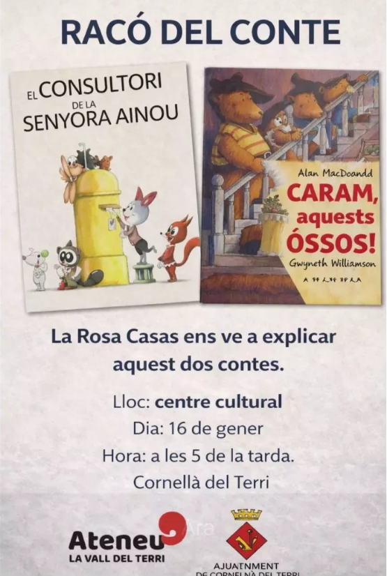 Racó del conte - (El consultori de la senyora Ainou i Caram aquests Óssos!)