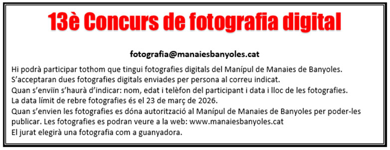 13è Concurs de fotografia digital