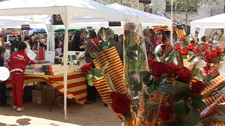 Diada de Sant Jordi a Banyoles