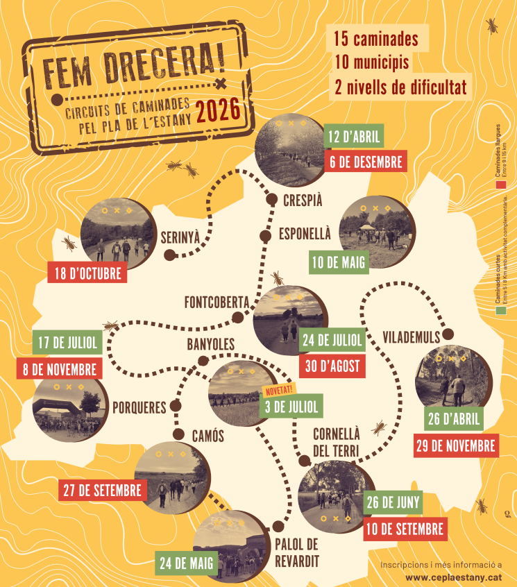 Fem Drecera: Crespià – Caminades curtes