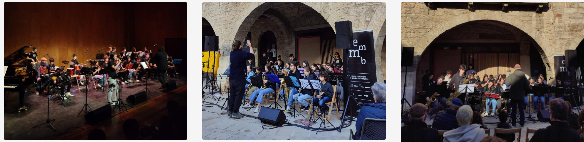 Música: Fem jazz! Concert d’escoles: big bands Xalió, Lilaines i Juncans (EMMB) + Conservatori de Música de Girona
