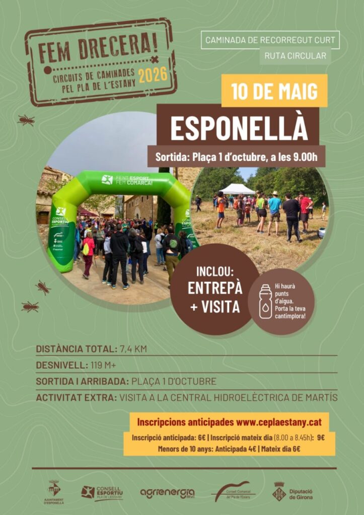 Fem Drecera: Esponellà – Caminades curtes