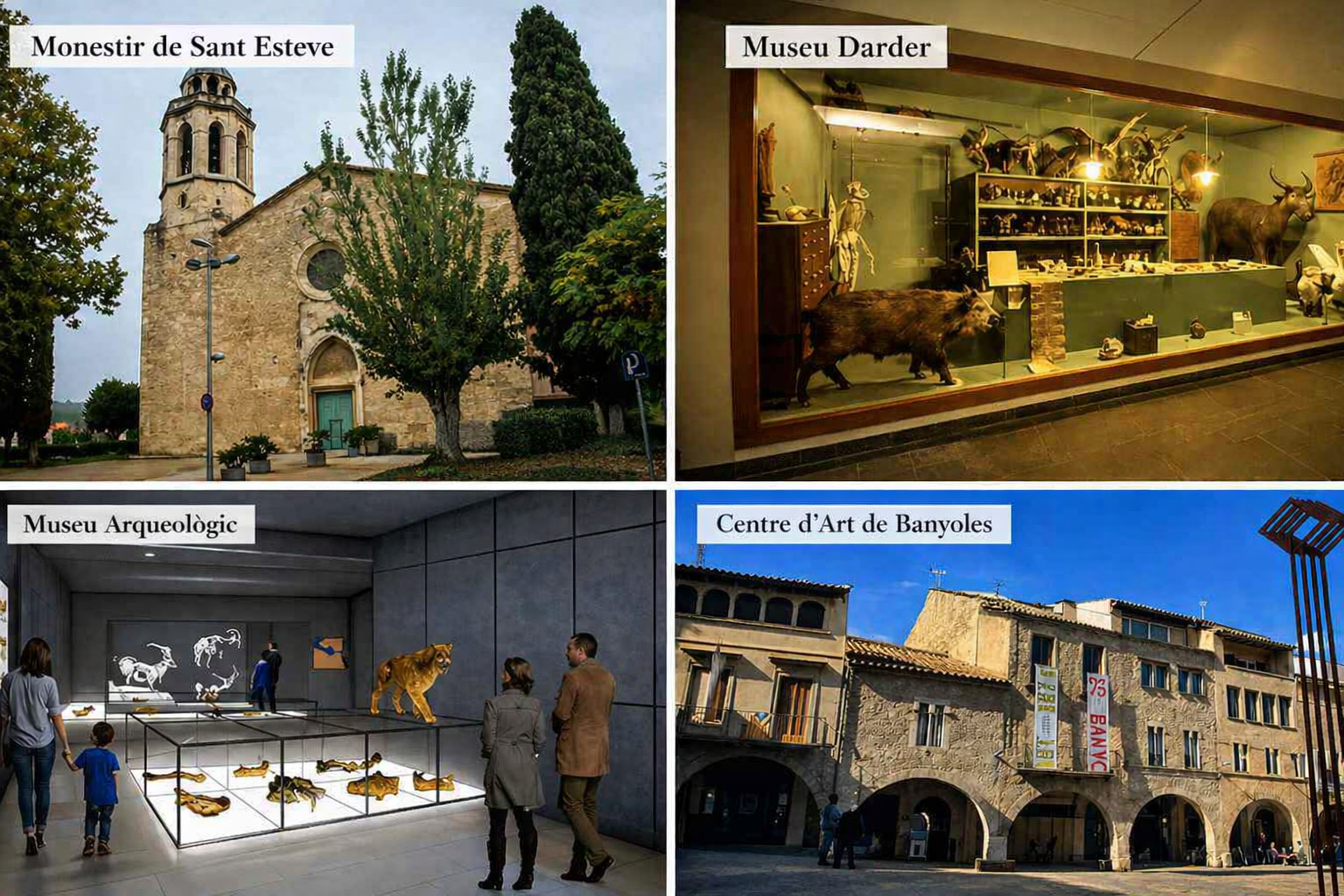 Horaris – Museus, Monestir de Sant Esteve i Centre d’Art de Banyoles (2026–2027)
