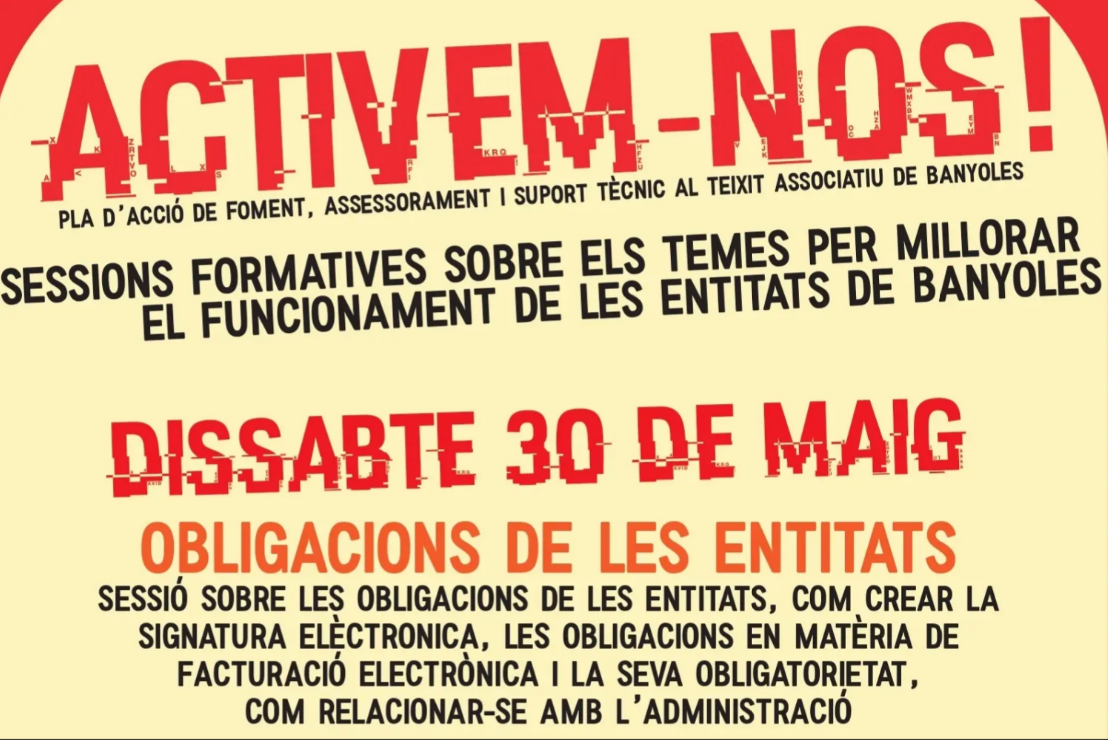 Cursos i tallers – Activem-no! Obligacions de les entitats