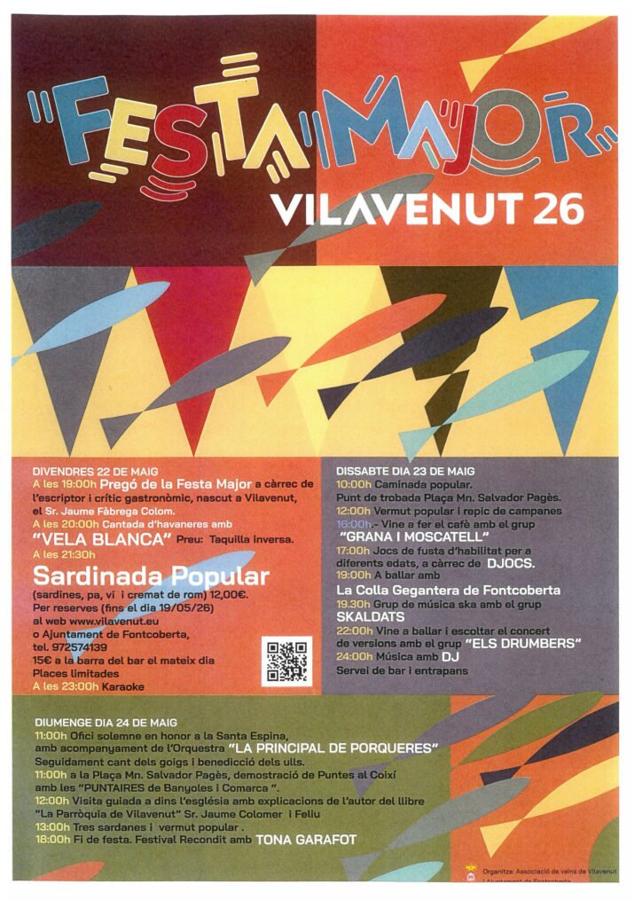 Festa Major de Vilavenut, Fontcoberta