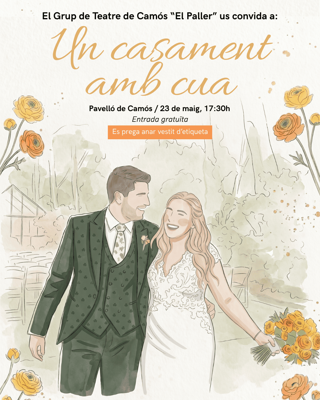Teatre  – Un casament amb cua