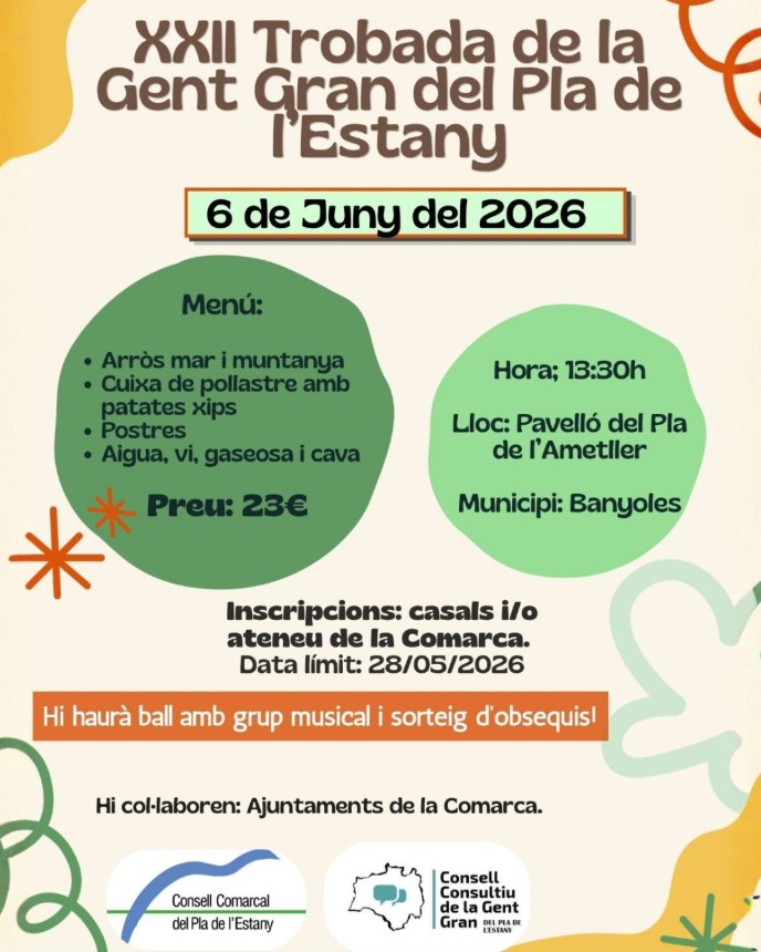 XXII Trobada de la Gent Gran del Pla de l'Estany
