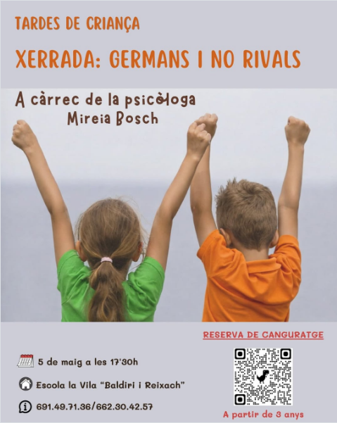 Xerrada – Tardes de criança: Germans i no rivals