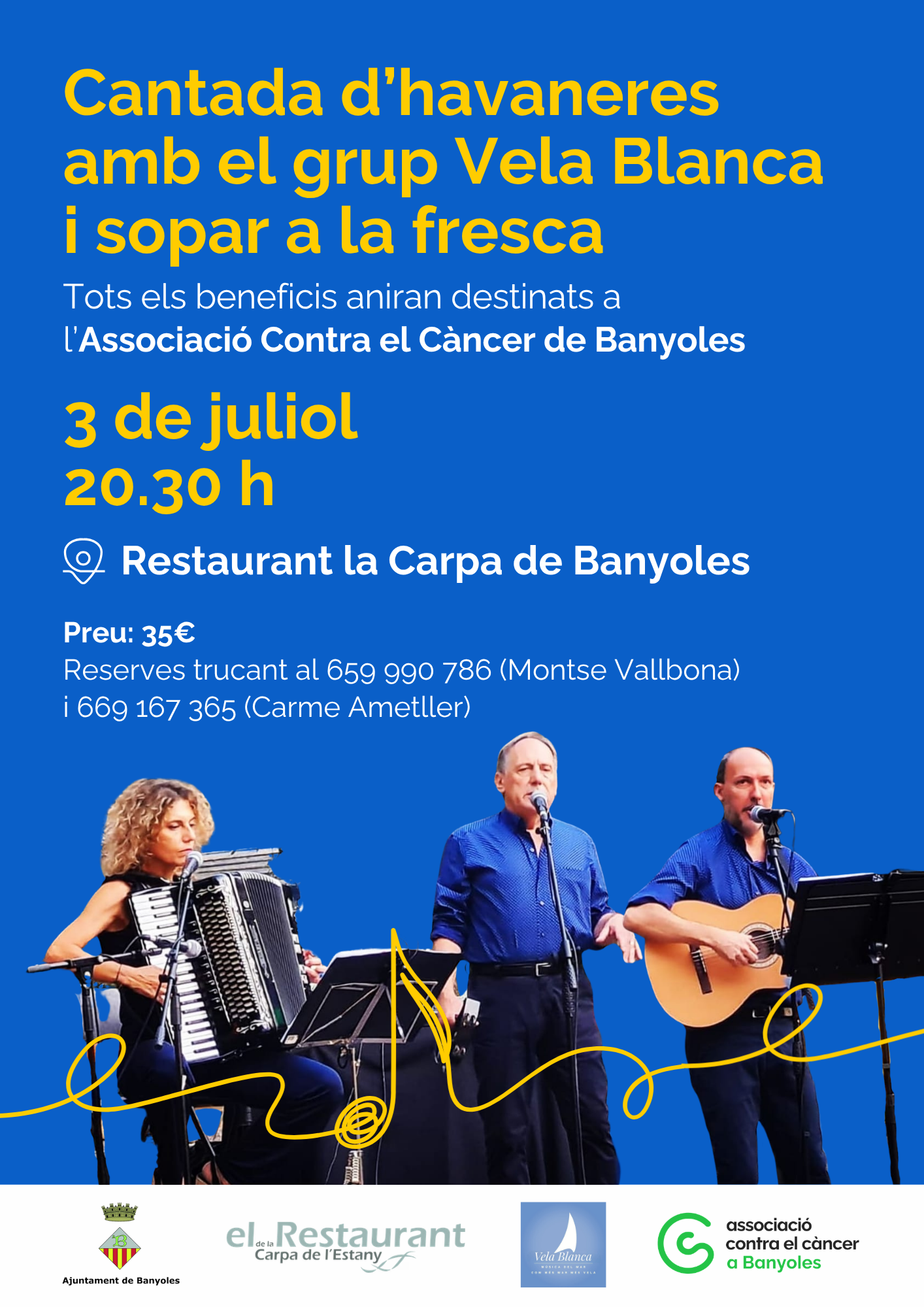 Cantada d'havaneres i sopar a la fresca