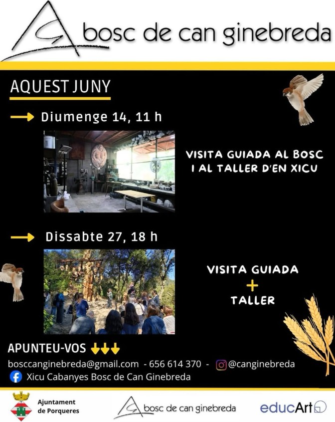 Visita guiada i al taller d'en xicu - Bosc de Can Ginebreda