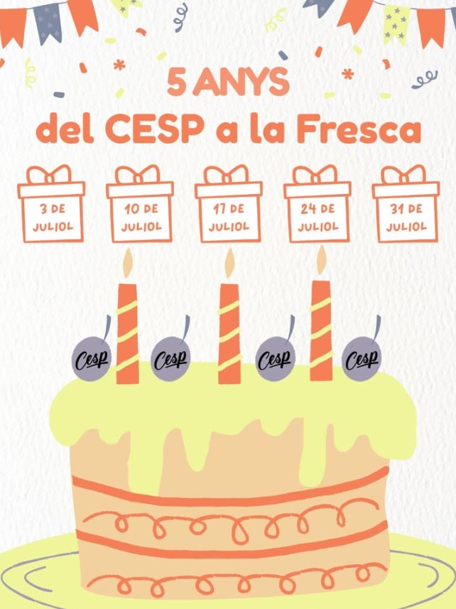 Sopar a la fresca a Cornellà del Terri (Cesp).