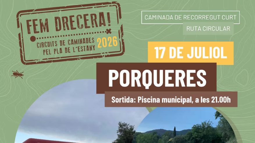 Fem Drecera - Caminada i banyada nocturna a Porqueres