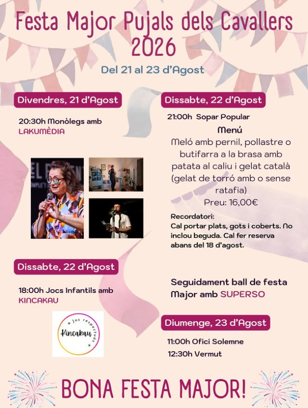 Festa major de Pujals dels Cavallers