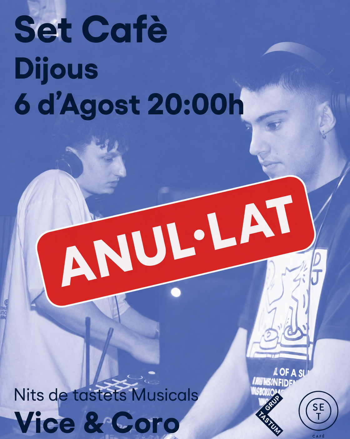 Música – Nits de Tastets Musicals al Set Cafè: Vice & Coro