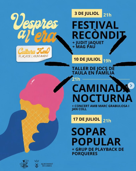 Vespres a l'era a Camós