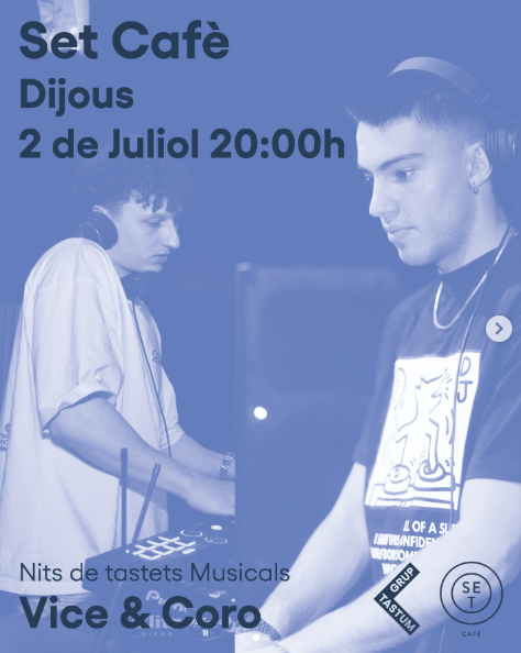 Música – Nits de Tastets Musicals al Set Cafè: Vice & Coro