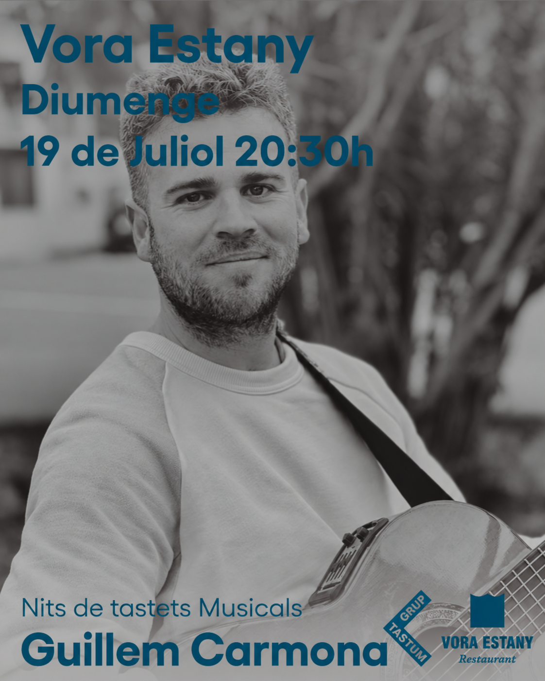 Música – Nits de Tastets Musicals al Vora Estany: Guillem Carmona