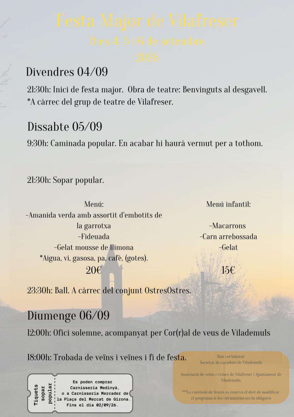 Festa Major de Vilafreser