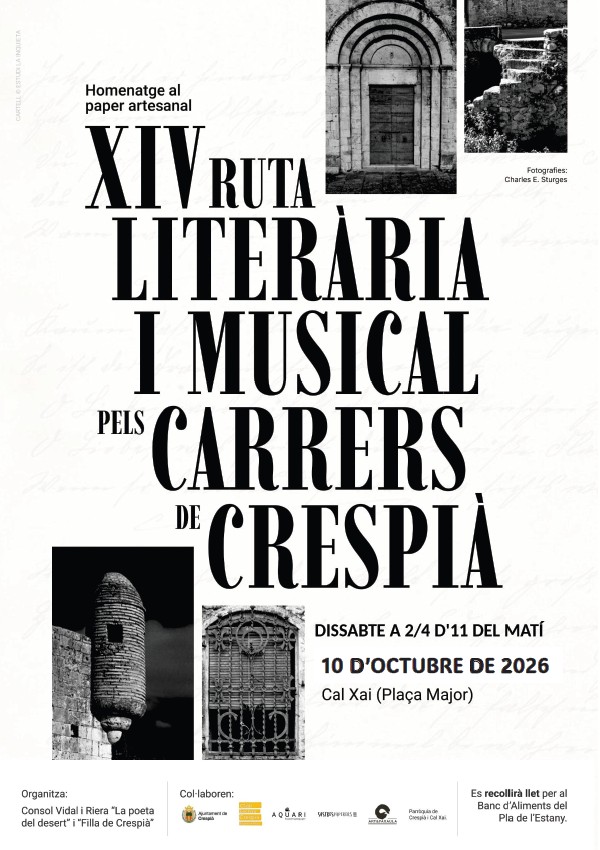 XIV Ruta literària i musical pels carrers de Crespià